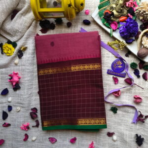 80-count-Chettinad-cotton-saree-Traditional-cotton-saree-Chettinad-cotton-saree-with-blouse-Pure-cotton-Chettinad-saree-South-Indian-cotton-saree-Kerala-Tamilnadu-Office-wear-pure-cotton-saree