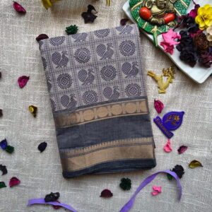 Kanchi Thousand Butta Cotton Saree With Blouse