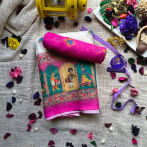 Lenin-Cotton-Saree-Linen-saree-price-Best-linen-cotton-saree-Office-wear-linen-saree-Elegant-linen-saree-for-summer-Linen-cotton-saree-online-chennai-kerala-karnataka-Jaipur-Linen-Cotton-Saree