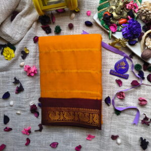 Sungudi-Cotton-Saree-–-Mustard-Yellow-with-Maroon-Border-chennai-pure-cotton-saree-for-sale-yellow-maroon-border-saree-chennai-kerala-karnataka-bangalore-cotton-saree