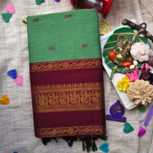 Kalawanti-Cotton-Saree-kalyani-cotton-saree-cotton-saree-with-zari-border-chennai-kerala-andhra-karnataka-pure-cotton-saree-festival-wear-saree-Indian-cotton-saree-temple-wear-cotton-saree
