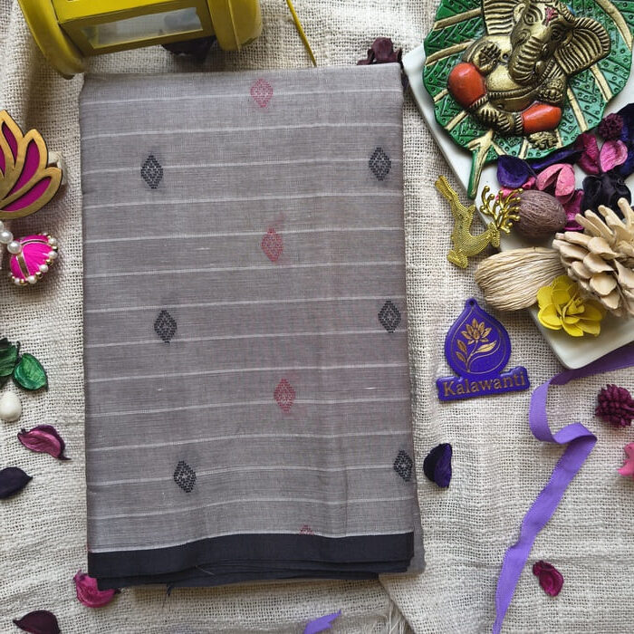 Kalawanti 80 count Pure Cotton Saree – Grey saree-black and red Motifs with running blouse-no zari-plain cotton saree-chennai-dharmapuri-Tiruchi-Ambattur-Tirunelveli-Dindigul-Neyveli- Kalawanti-80-count-Pure-Cotton-Saree-–-Grey-saree-black-and-red-Motifs-with-running-blouse-no-zari-plain-cotton-saree-chennai-dharmapuri-Tiruchi-Ambattur-Tirunelveli-Dindigul-Neyveli
